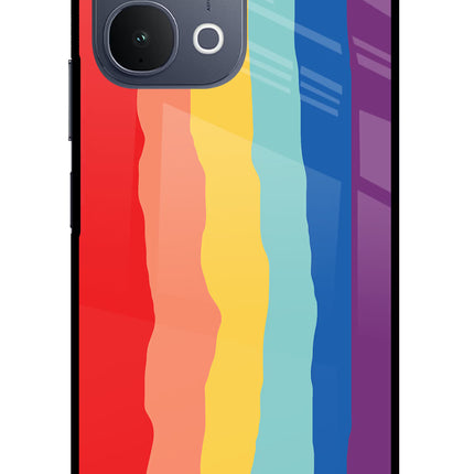 Rainbow iQOO Z11x 5G Metal Case Back Cover by Casekaro