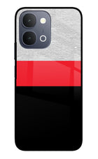 Tri Color Pattern iQOO Z11x 5G Metal Case Back Cover by Casekaro
