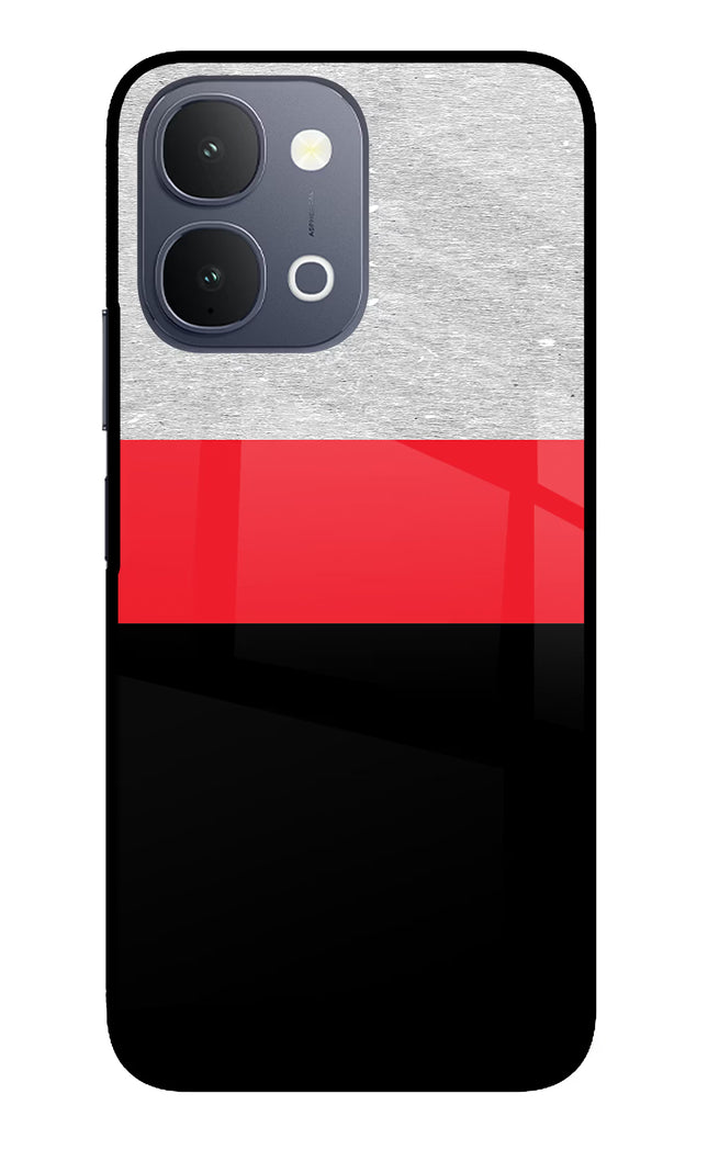 Tri Color Pattern iQOO Z11x 5G Metal Case Back Cover by Casekaro