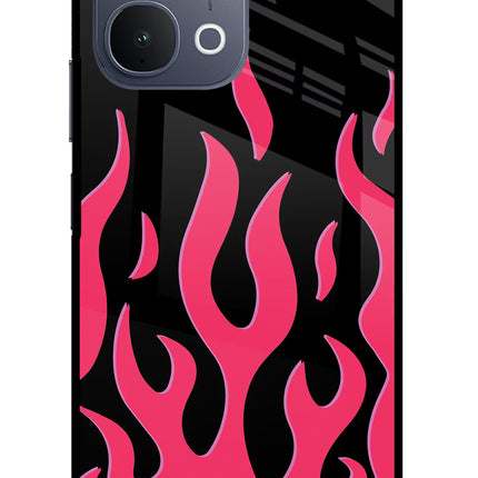 Fire Flames iQOO Z11x 5G Metal Case Back Cover by Casekaro
