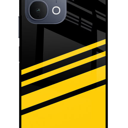 Yellow Shades iQOO Z11x 5G Metal Case Back Cover by Casekaro