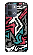 Geometric Graffiti iQOO Z11x 5G Metal Case Back Cover by Casekaro