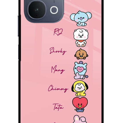 BTS names iQOO Z11x 5G Metal Case Back Cover by Casekaro