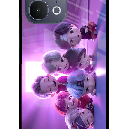 BTS Chibi iQOO Z11x 5G Metal Case Back Cover by Casekaro