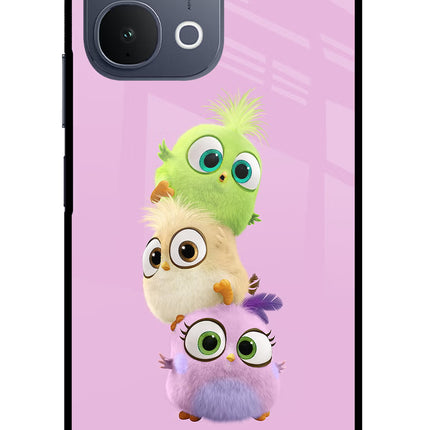 Cute Little Birds iQOO Z11x 5G Metal Case Back Cover by Casekaro