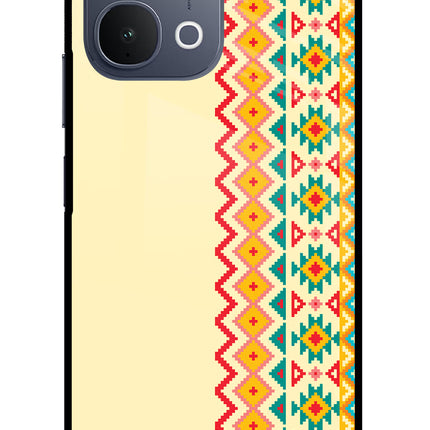 Ethnic Seamless iQOO Z11x 5G Metal Case Back Cover by Casekaro