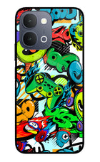 Game Doodle iQOO Z11x 5G Metal Case Back Cover by Casekaro