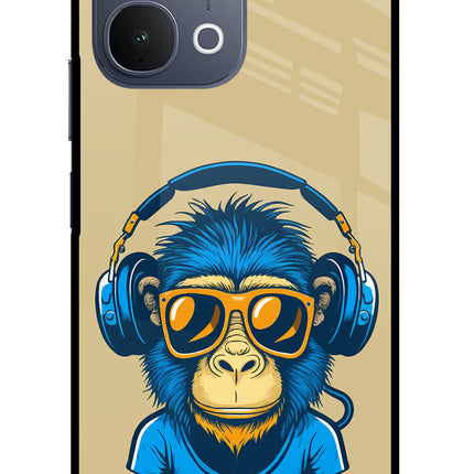Monkey Headphone iQOO Z11x 5G Metal Case Back Cover by Casekaro