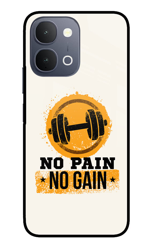 No Pain No Gain iQOO Z11x 5G Metal Case Back Cover by Casekaro