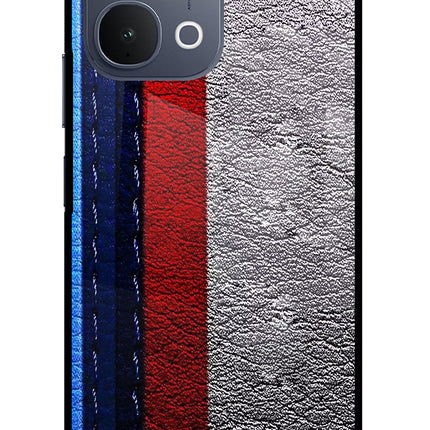 BMW Stripes iQOO Z11x 5G Metal Case Back Cover by Casekaro