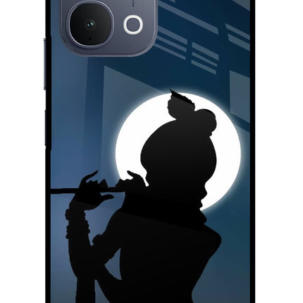 Shri Krishna Silhouette iQOO Z11x 5G Metal Case Back Cover by Casekaro