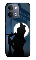 Shri Krishna Silhouette iQOO Z11x 5G Metal Case Back Cover by Casekaro