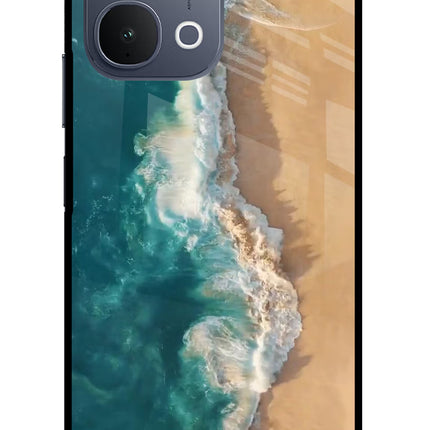 Ocean Beach iQOO Z11x 5G Metal Case Back Cover by Casekaro