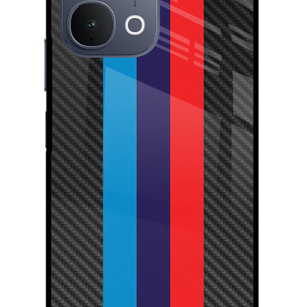BMW Stripes Pattern iQOO Z11x 5G Metal Case Back Cover by Casekaro