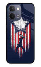 Captain America Marvel Art iQOO Z11x 5G Metal Case Back Cover by Casekaro