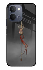 Shiv Trishul iQOO Z11x 5G Metal Case Back Cover by Casekaro