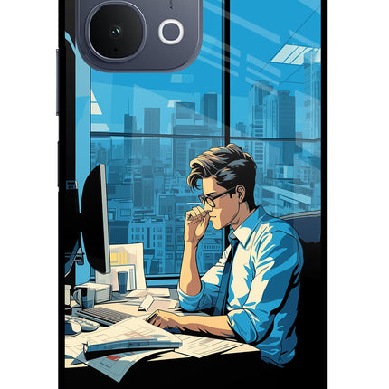 Focused Hustler (AI Generated) iQOO Z11x 5G Metal Case Back Cover by Casekaro