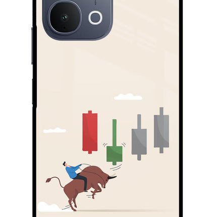Bull Trading Momentum iQOO Z11x 5G Metal Case Back Cover by Casekaro