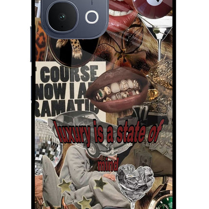 Luxury iQOO Z11x 5G Metal Case Back Cover by Casekaro