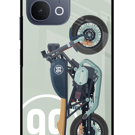 Classic Cafe Racer 99 iQOO Z11x 5G Metal Case Back Cover by Casekaro