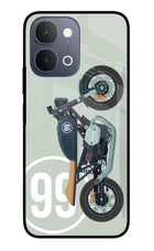 Classic Cafe Racer 99 iQOO Z11x 5G Metal Case Back Cover by Casekaro