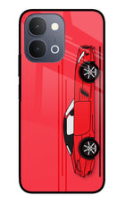 Red Velocity iQOO Z11x 5G Metal Case Back Cover by Casekaro