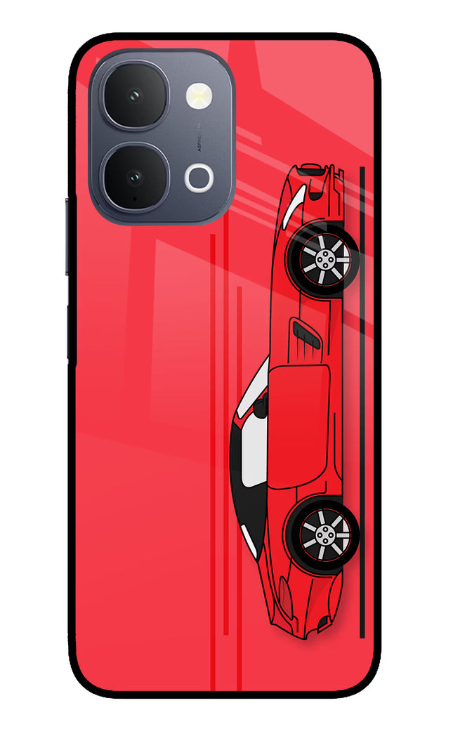 Red Velocity iQOO Z11x 5G Metal Case Back Cover by Casekaro