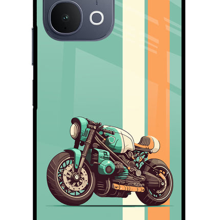 Striped Moto Drift iQOO Z11x 5G Metal Case Back Cover by Casekaro