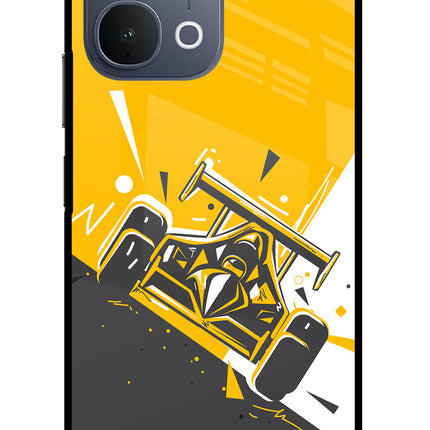 Track King iQOO Z11x 5G Metal Case Back Cover by Casekaro