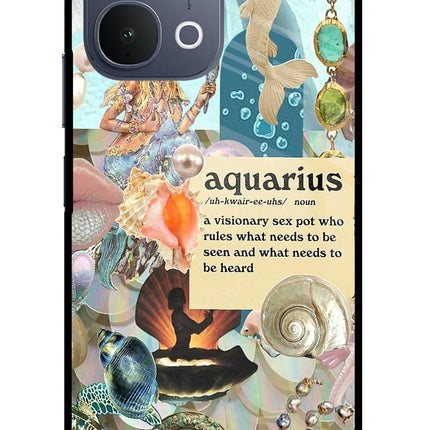 Aquarius Zodiac iQOO Z11x 5G Metal Case Back Cover by Casekaro