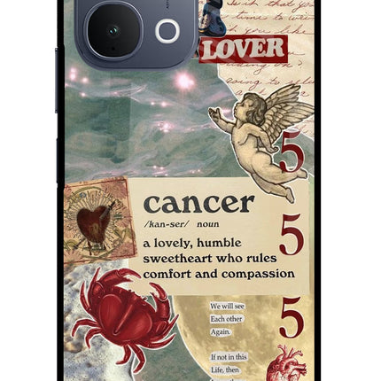 Cancer Zodiac iQOO Z11x 5G Metal Case Back Cover by Casekaro