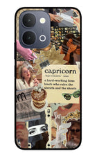 Capricorn Zodiac iQOO Z11x 5G Metal Case Back Cover by Casekaro