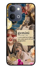Gemini Zodiac iQOO Z11x 5G Metal Case Back Cover by Casekaro