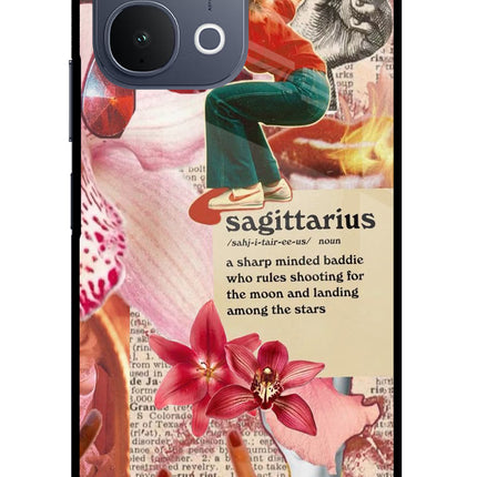 Sagittarius Zodiac iQOO Z11x 5G Metal Case Back Cover by Casekaro