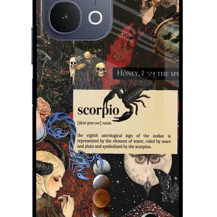 Scorpio Zodiac iQOO Z11x 5G Metal Case Back Cover by Casekaro