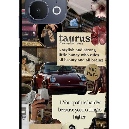 Taurus Zodiac iQOO Z11x 5G Metal Case Back Cover by Casekaro