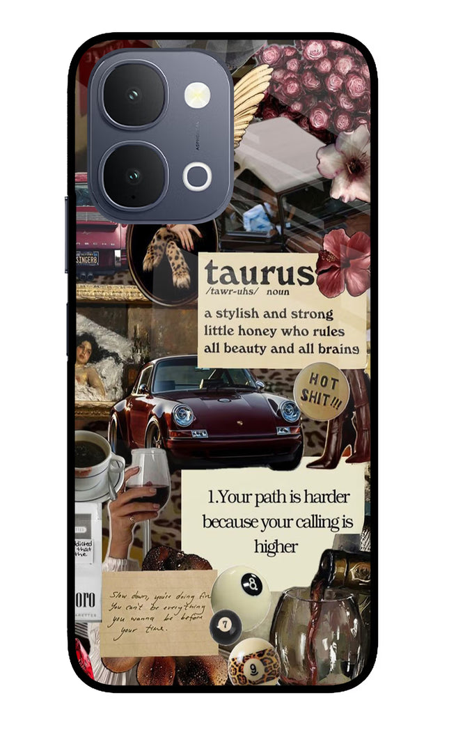 Taurus Zodiac iQOO Z11x 5G Metal Case Back Cover by Casekaro