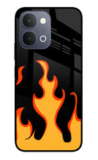 Fired Up – Black iQOO Z11x 5G Metal Case Back Cover by Casekaro