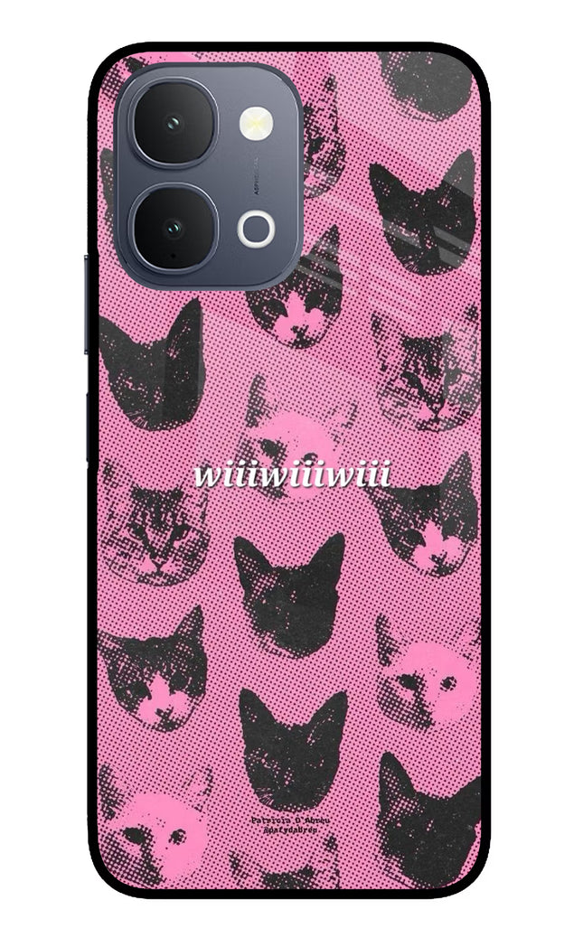 Pink Cats iQOO Z11x 5G Metal Case Back Cover by Casekaro