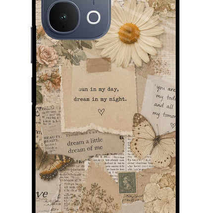 Vintage case iQOO Z11x 5G Metal Case Back Cover by Casekaro