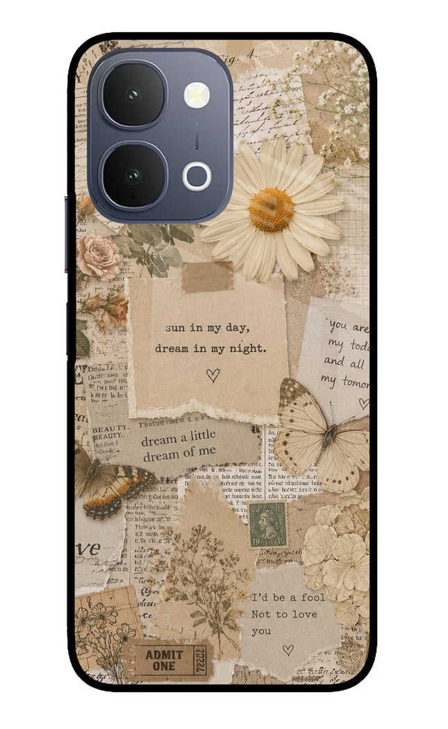 Vintage case iQOO Z11x 5G Metal Case Back Cover by Casekaro