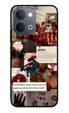 Zodiac Aries iQOO Z11x 5G Metal Case Back Cover by Casekaro