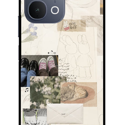 Soft Aesthetic iQOO Z11x 5G Metal Case Back Cover by Casekaro