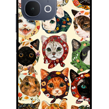 Cool Cat iQOO Z11x 5G Metal Case Back Cover by Casekaro