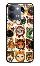 Cool Cat iQOO Z11x 5G Metal Case Back Cover by Casekaro