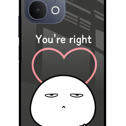 You're Right iQOO Z11x 5G Metal Case Back Cover by Casekaro