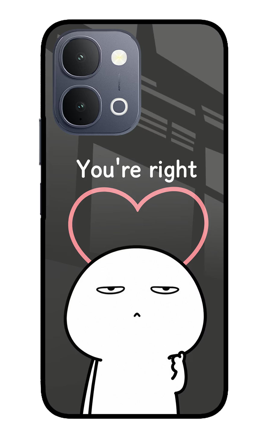 You're Right iQOO Z11x 5G Back Cover, Metal case