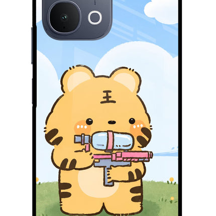 Tiger Treat iQOO Z11x 5G Metal Case Back Cover by Casekaro