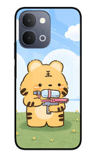 Tiger Treat iQOO Z11x 5G Metal Case Back Cover by Casekaro