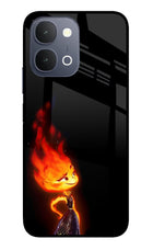 Ember Flame iQOO Z11x 5G Metal Case Back Cover by Casekaro
